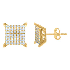 10kt Yellow Gold Mens Nugget Fashion Rings