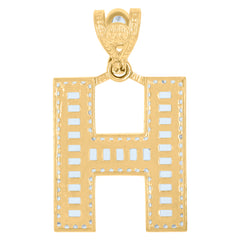 10kt Yellow Gold Mens One Million Dollar Fashion Charm Pendant