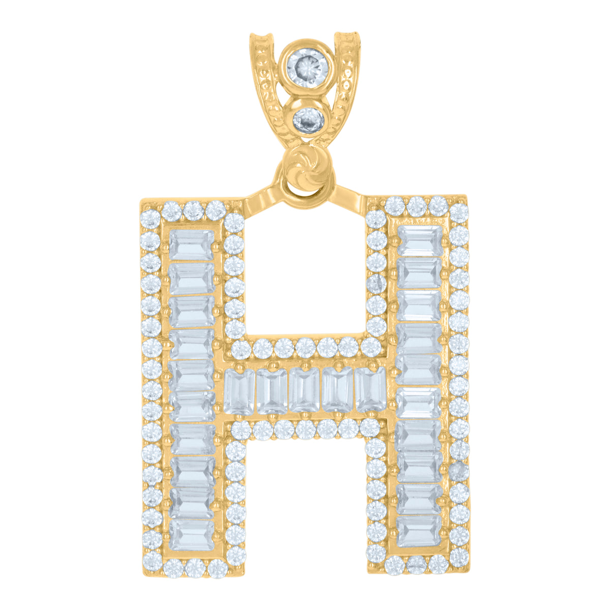 10kt Yellow Gold Mens One Million Dollar Fashion Charm Pendant