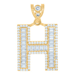 10kt Yellow Gold Mens One Million Dollar Fashion Charm Pendant