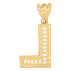 10kt Yellow Gold Mens Pharaoh Egyptian Charm Pendant