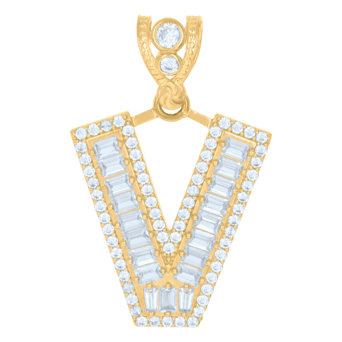 10kt Yellow Gold Mens Pistol Weapon Charm Pendant