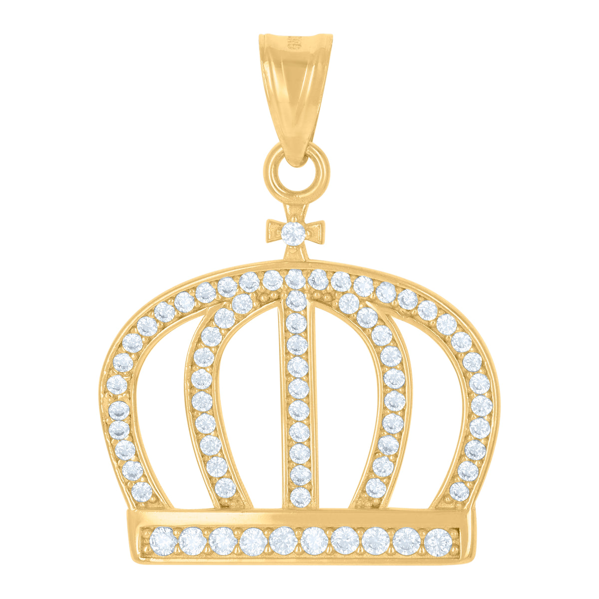 10kt Yellow Gold Mens Religious Egyptian Ankh Cross Charm Pendant