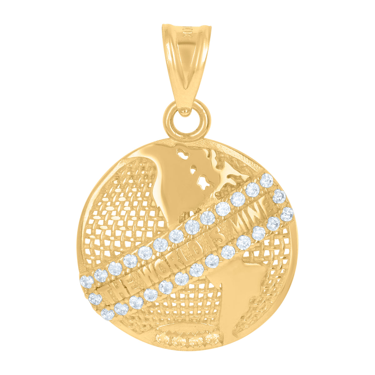 10kt Yellow Gold Mens Star Of David Religious Symbol Charm Pendant