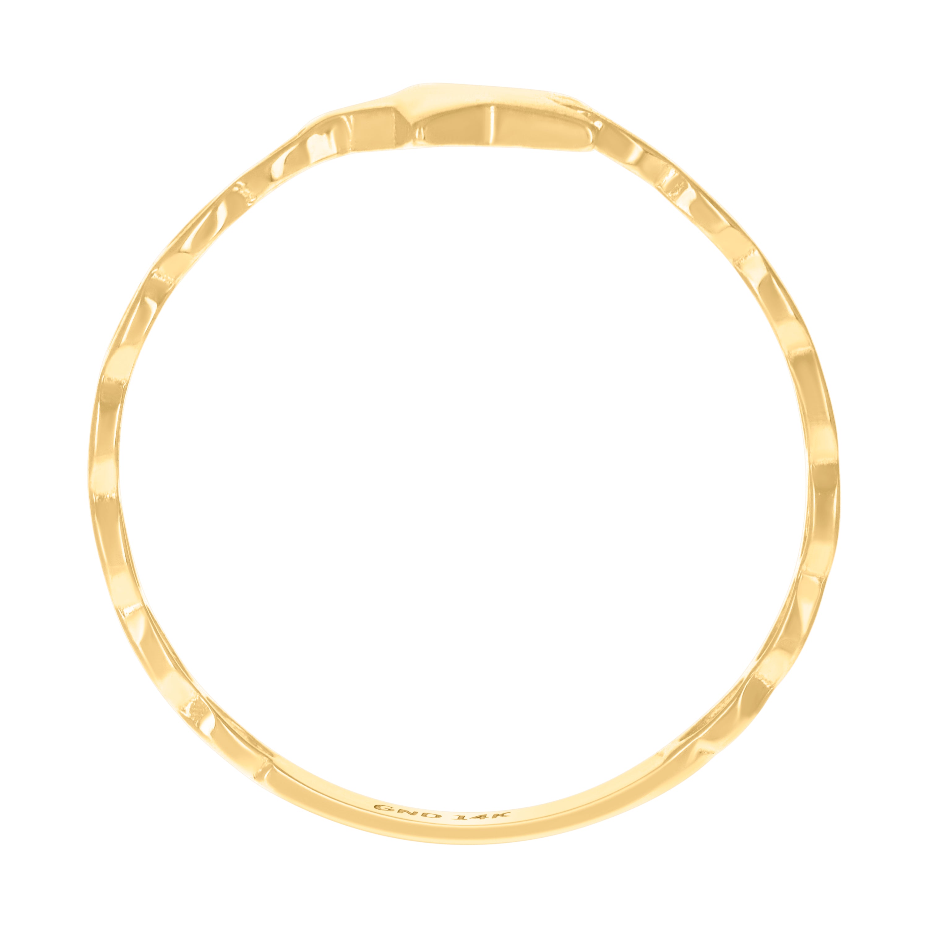 14kt Yellow Gold Womens Star Fashion Ring