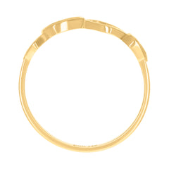 14kt Yellow Gold Womens Heart Ring