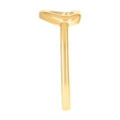 14kt Yellow Gold Womens Heart Ring