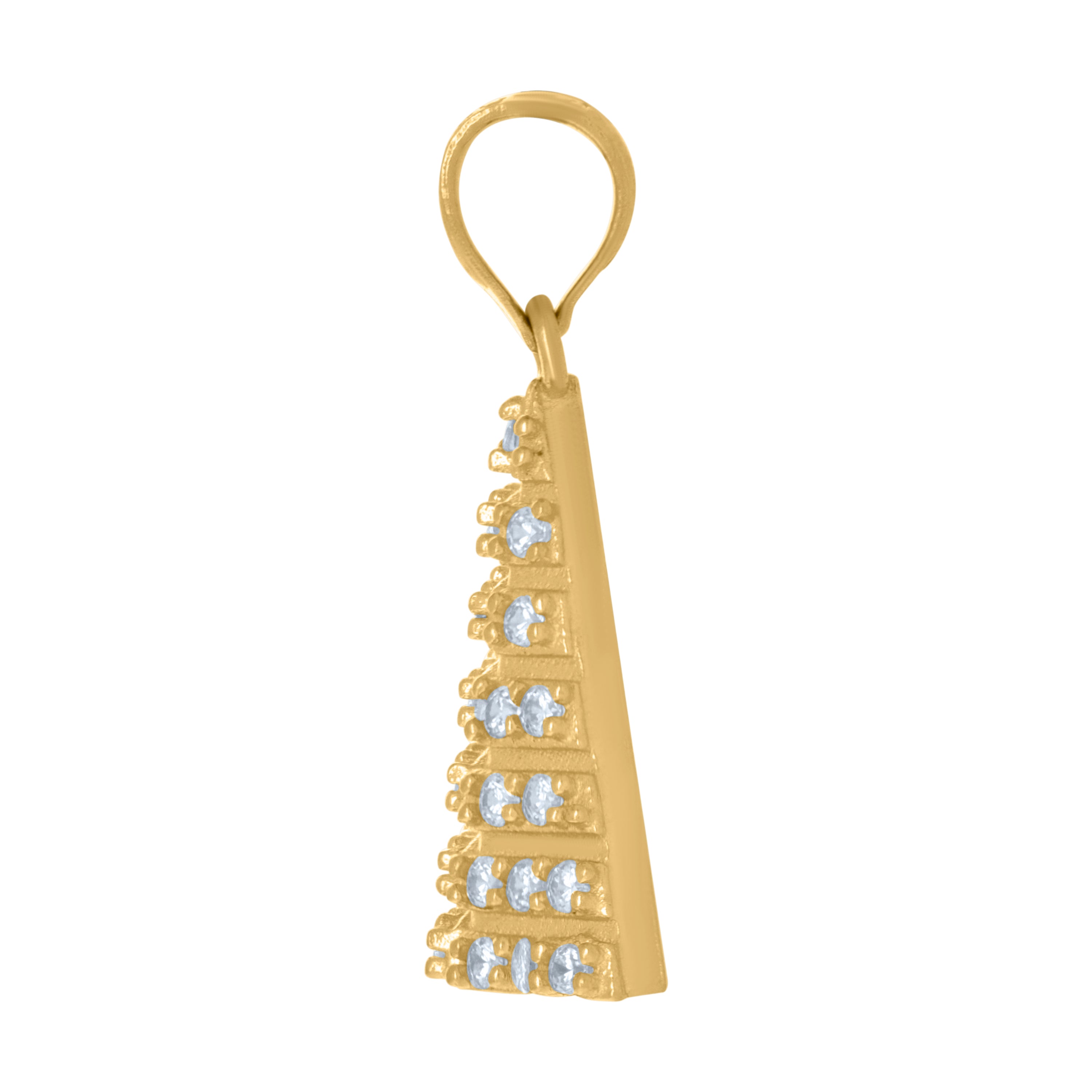 10kt Yellow Gold Childs Cubic Zirconia CZ Baby Band Ring