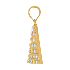 10kt Yellow Gold Childs Cubic Zirconia CZ Baby Band Ring