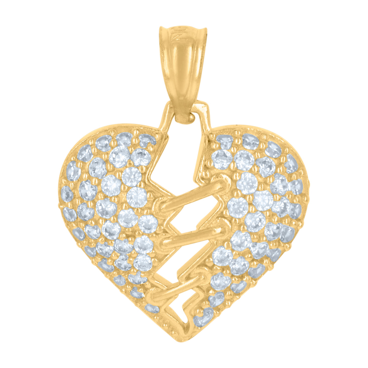 10kt Yellow Gold Mens Praying Hands Symbol Religious Charm Pendant