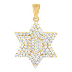 10kt Yellow Gold Mens Princess Cut Cubic-Zirconia Talking Black Lives Matter Greek Key Border Medallion Charm Pendant