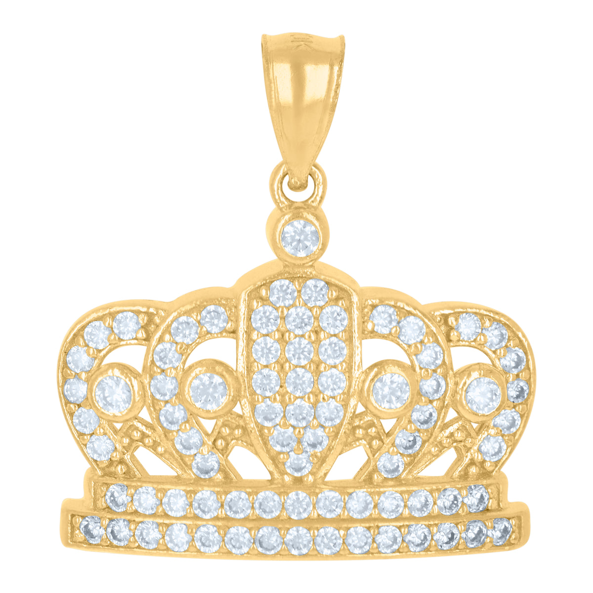 10kt Yellow Gold Mens Princess Cut Cubic-Zirconia Talking Black Lives Matter Medallion Charm Pendant