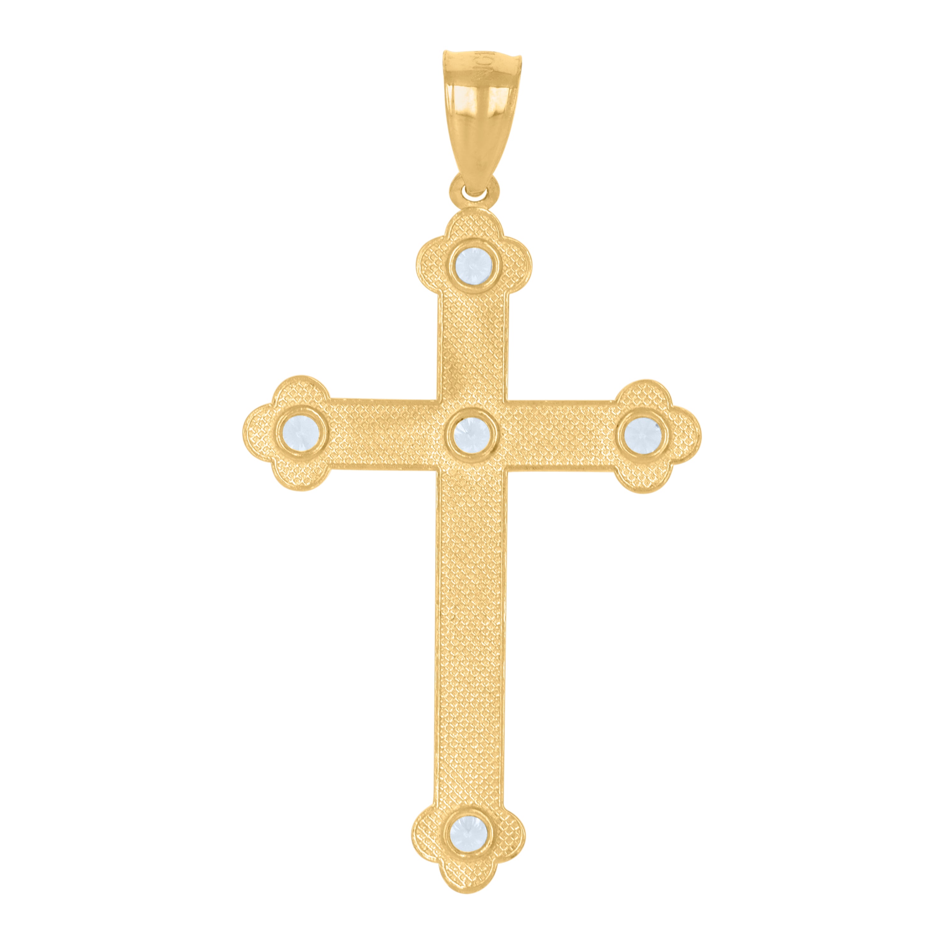 10kt Yellow Gold Unisex Square Nugget Stud Earrings