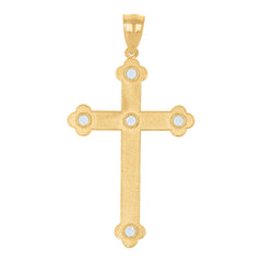 10kt Yellow Gold Unisex Square Nugget Stud Earrings