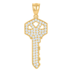10kt Two-tone Gold Womens Greek Key Fashion Ring