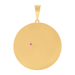 10kt Yellow Gold Mens Praying Hands Religious Charm Pendant