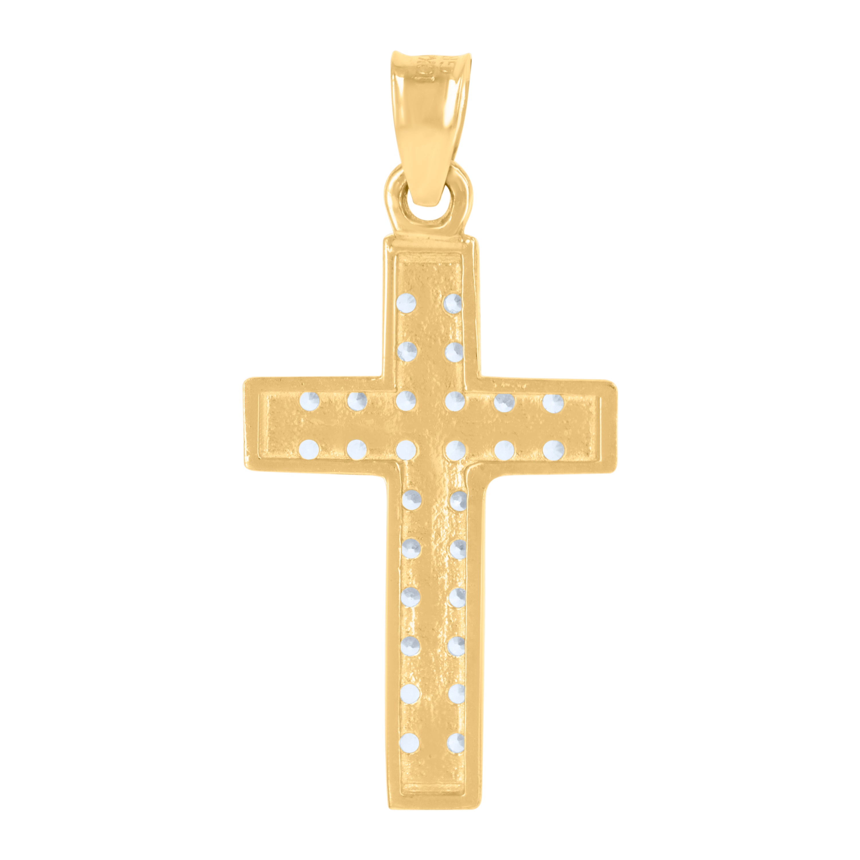 10kt Yellow Gold Baby Cubic-Zirconia Fashion Ring