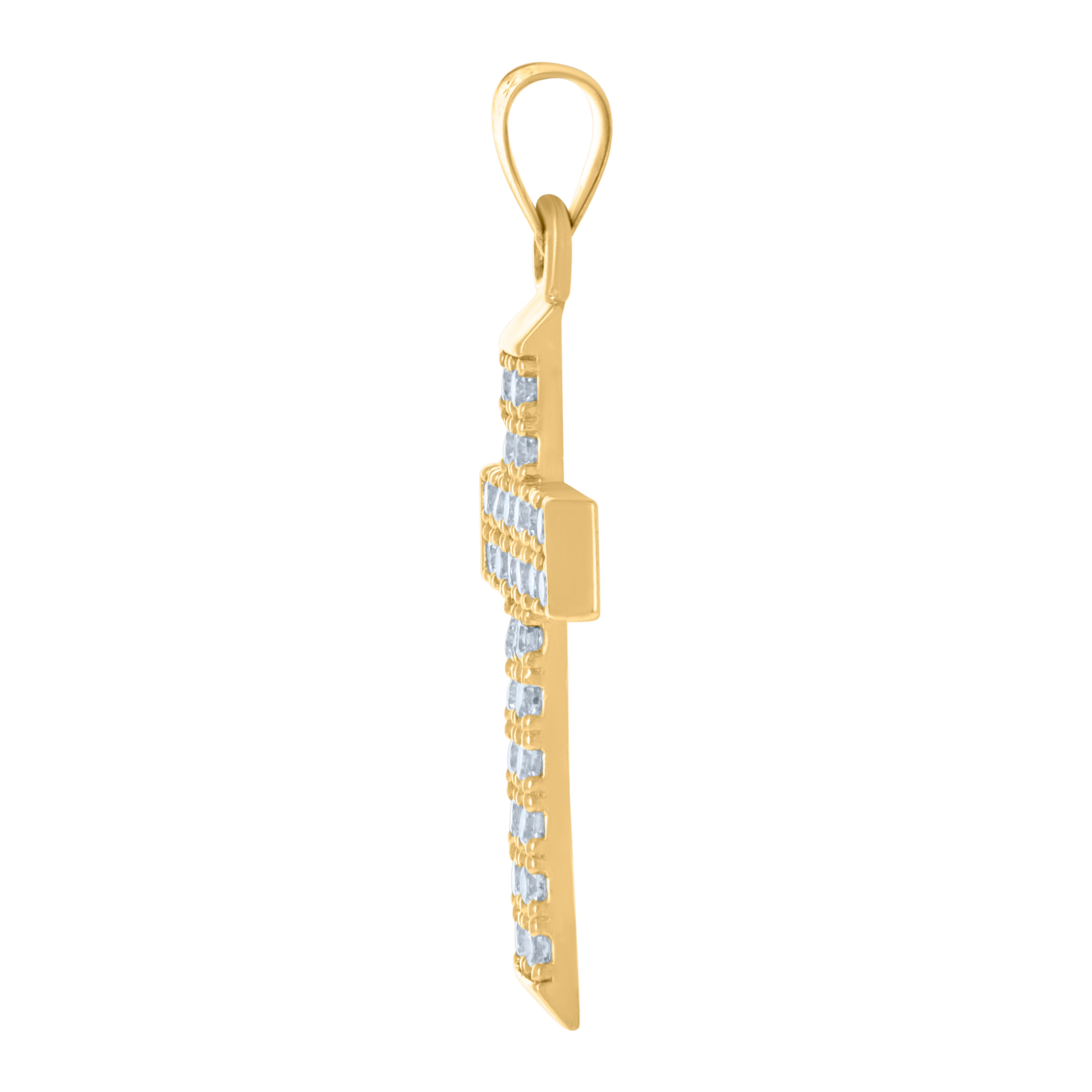 10kt Yellow Gold Baby Cubic-Zirconia Fashion Ring
