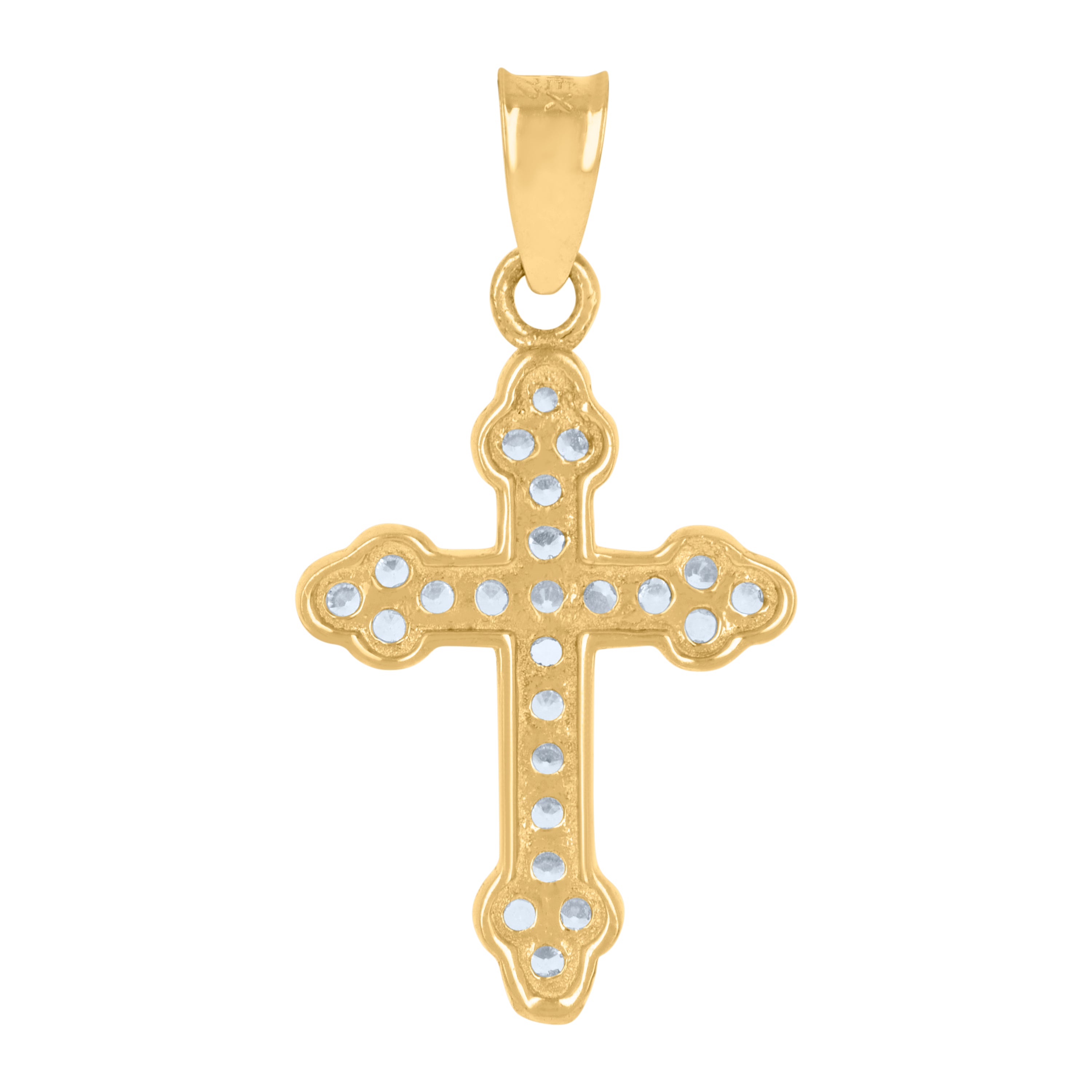 10kt Yellow Gold Baby Cubic-Zirconia Fashion Ring