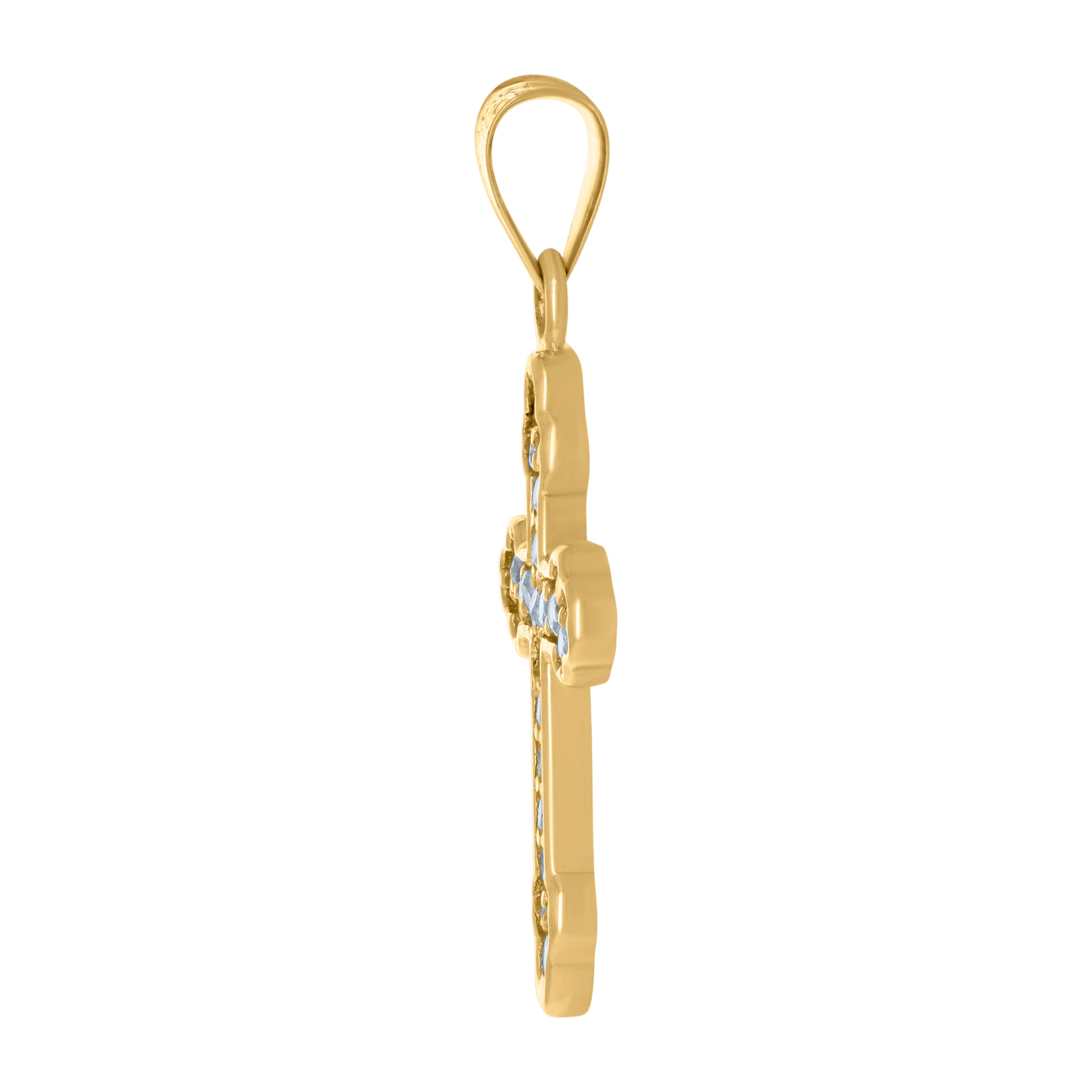 10kt Yellow Gold Baby Cubic-Zirconia Fashion Ring