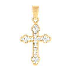 10kt Yellow Gold Baby Cubic-Zirconia Fashion Ring