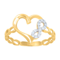 10kt Yellow Gold Unisex Diamond-Cut Initial O Charm Pendant