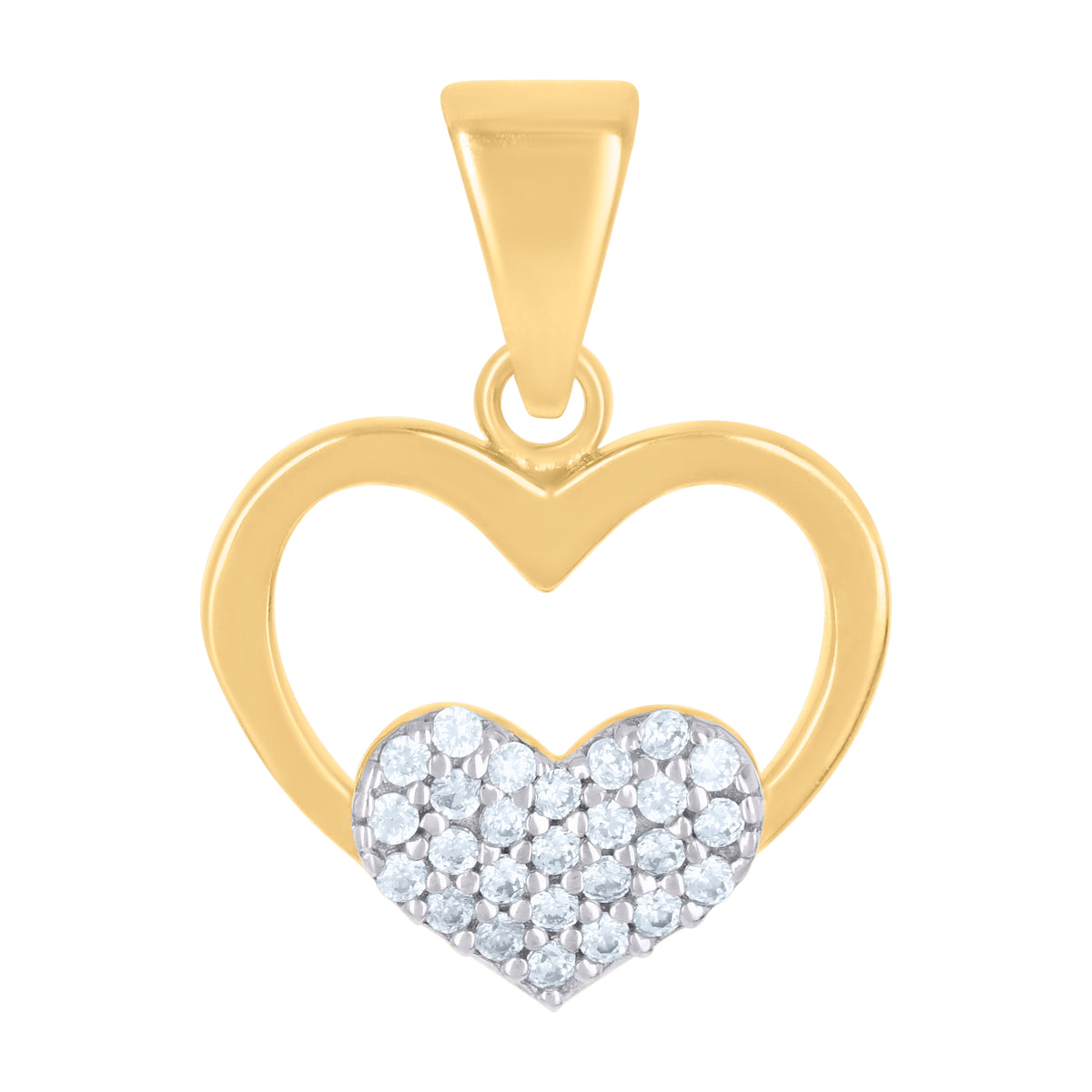 10kt Yellow Gold Unisex Cross Religious Charm Pendant