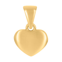 10kt Yellow Gold Unisex Crown E Alphabet Initial Charm Pendant