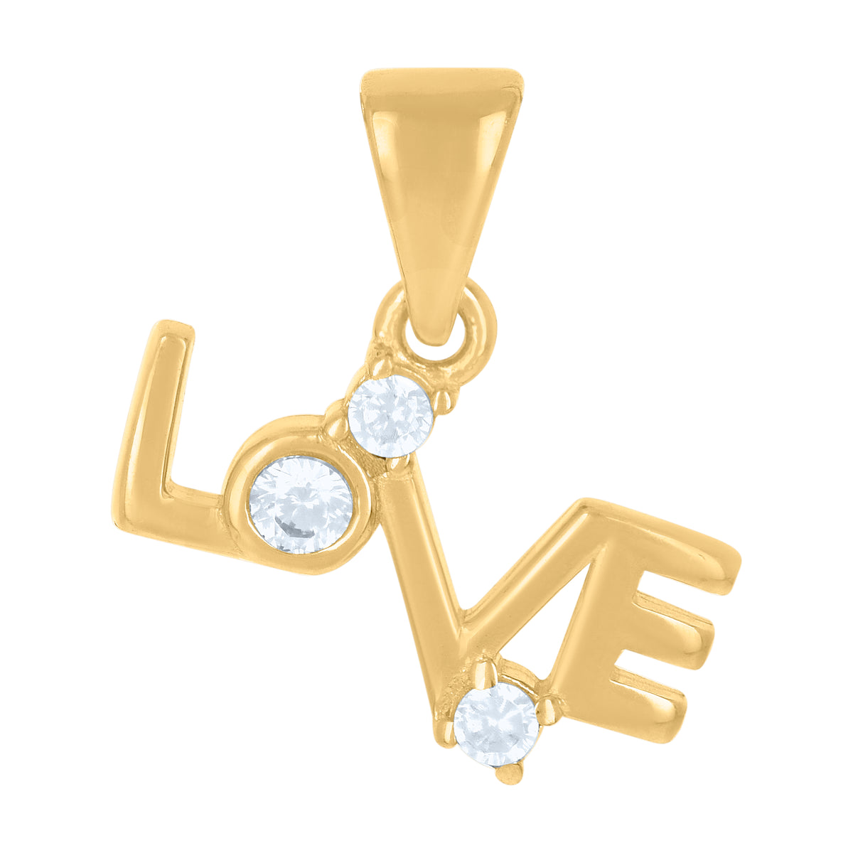 10kt Yellow Gold Unisex Crown S Alphabet Initial Charm Pendant