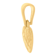 10Kt Yellow Gold Womens Heart Charm Pendant