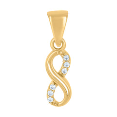 10kt Yellow Gold Unisex Crown V Alphabet Initial Charm Pendant