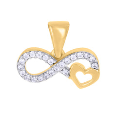 10kt Yellow Gold Unisex Cubic Zirconia Cubic-Zirconia Anchor Crucifix Cross Religious Charm Pendant