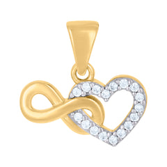 10kt Yellow Gold Unisex Cubic Zirconia Cubic-Zirconia Anchor Crucifix Cross Religious Charm Pendant