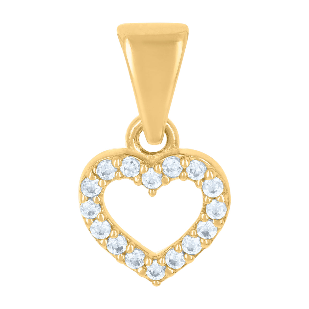 10kt Yellow Gold Unisex Cross Religious Charm Pendant