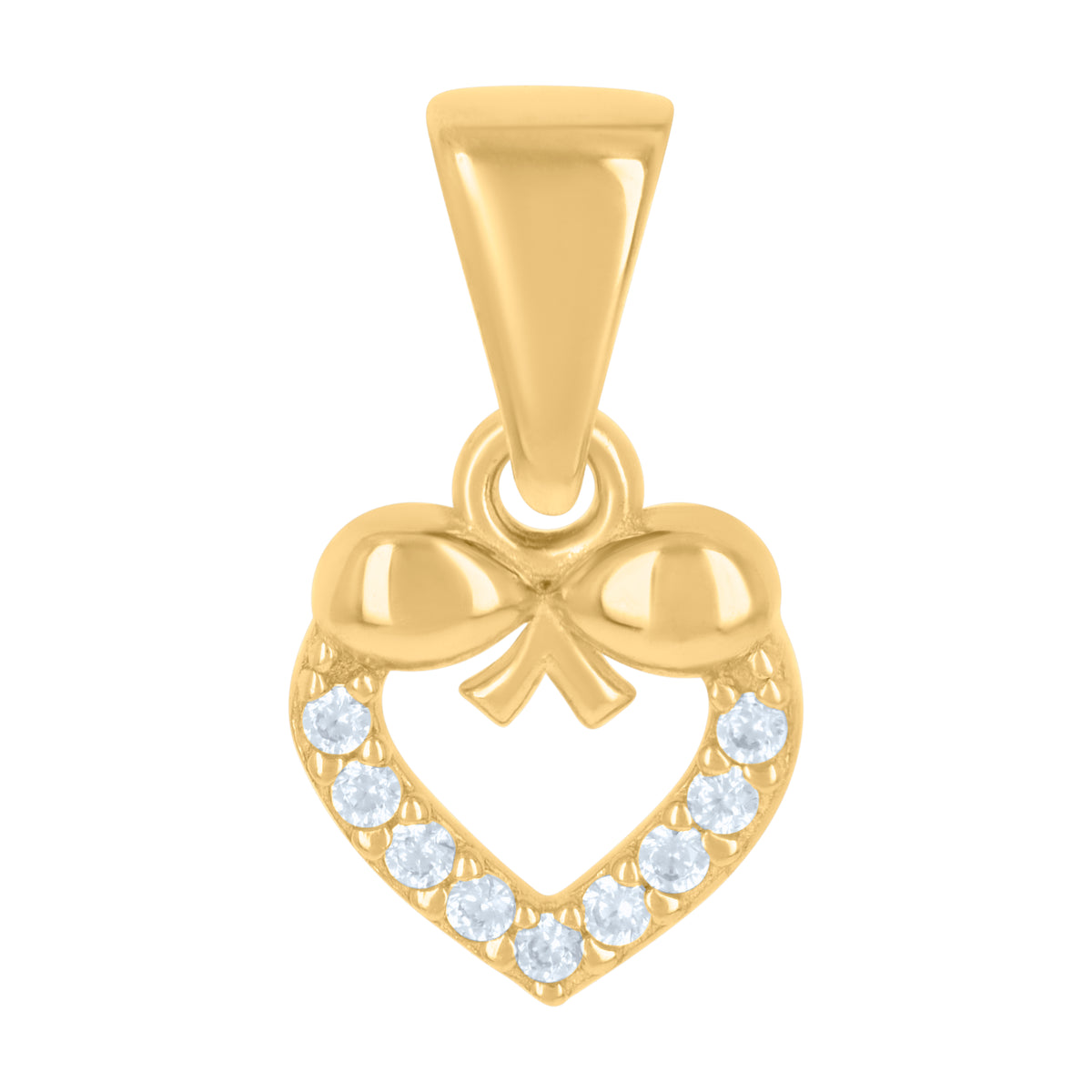 10kt Yellow Gold Unisex Cross Religious Charm Pendant