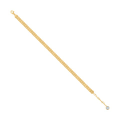 10kt Yellow Gold Mens Cubic-Zirconia Key Charm Pendant