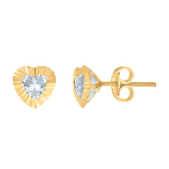 10Kt Yellow Gold Unisex Diamond-Cut Floral Initial Letter Alphabet L Charm Pendant