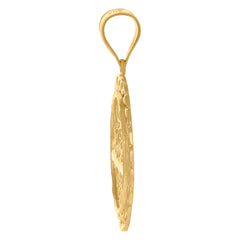 10kt Yellow Gold Mens Trap House Fashion Charm Pendant