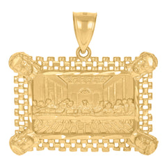10kt Yellow Gold Mens Tiger Stud Earrings