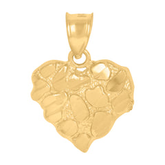 10kt Yellow Gold Unisex Cubic-Zirconia Cross Religious Charm Pendant