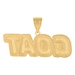 10kt Yellow Gold Mens Zodiac Sign Leo Lion Charm Pendant