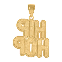 10kt Yellow Gold Mens Zodiac Sign Leo Lion Charm Pendant