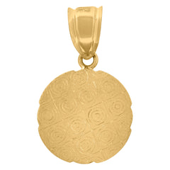 14kt Two-tone Gold Mens Last Supper Religious Charm Pendant