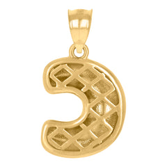 10kt Yellow Gold Mens Women Cubic Zirconia Angel Wings Religious Charm Pendant