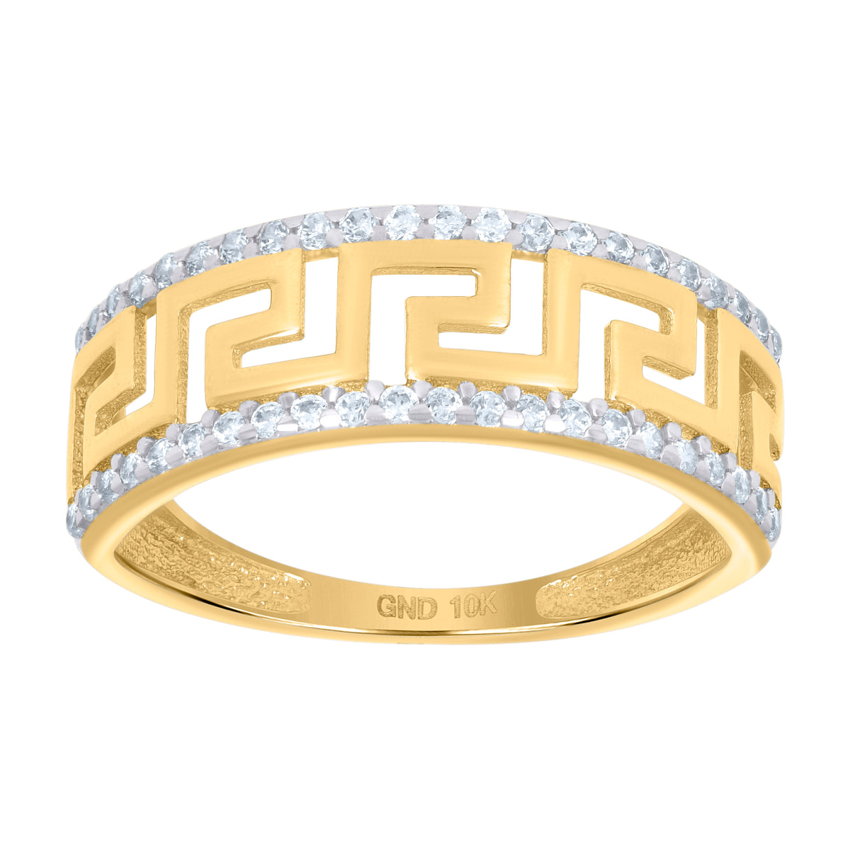 10kt Two-tone Gold Unisex INRI Crucifix Cross Religious Charm Pendant