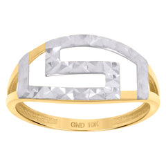 10kt Two-Tone Gold Womens Baguette Cubic-Zirconia Textured Twisted Hoops Huggies Earrings