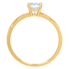 14kt Two-tone Gold His & Hers Cubic-Zirconia Trio Ring Set Ring