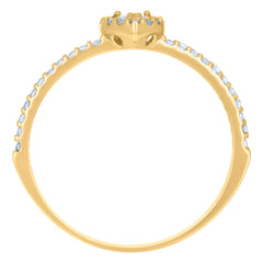 10kt Yellow Gold Womens Heart Charm Pendant