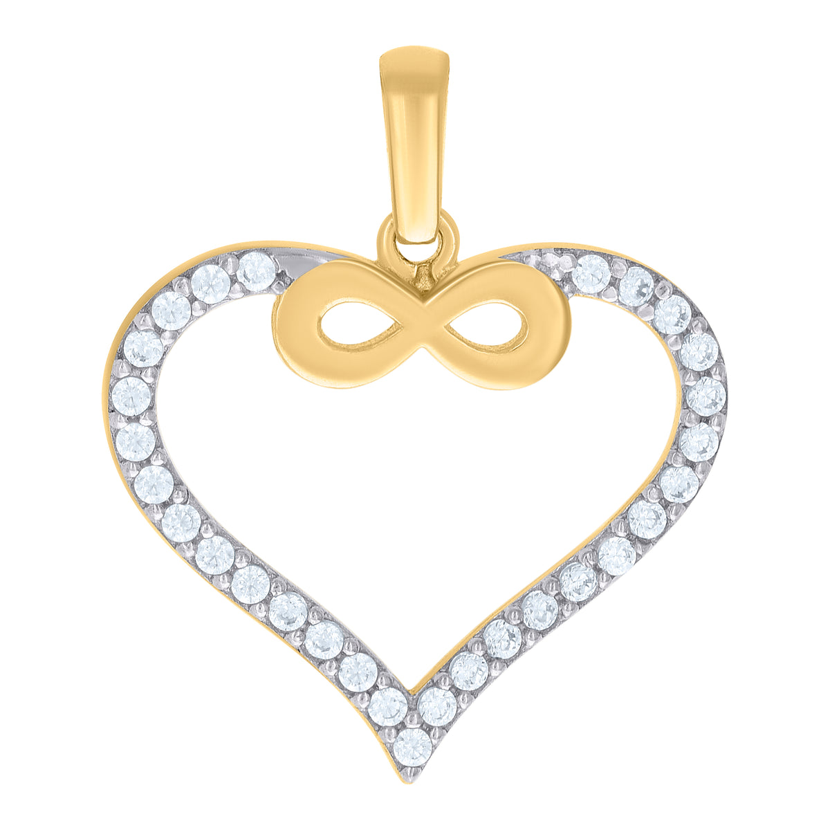 10kt Two-Tone Gold Unisex Inri Crucifix Cross Religious Charm Pendant