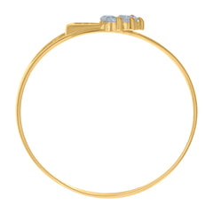 14kt Yellow Gold Baby Cubic-Zirconia Heart Ring